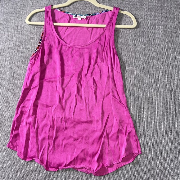 Floreat Tops - Floreat by Anthropologie Tank Top Womens XS Pink Summer Wear Scoop Neck Pullover